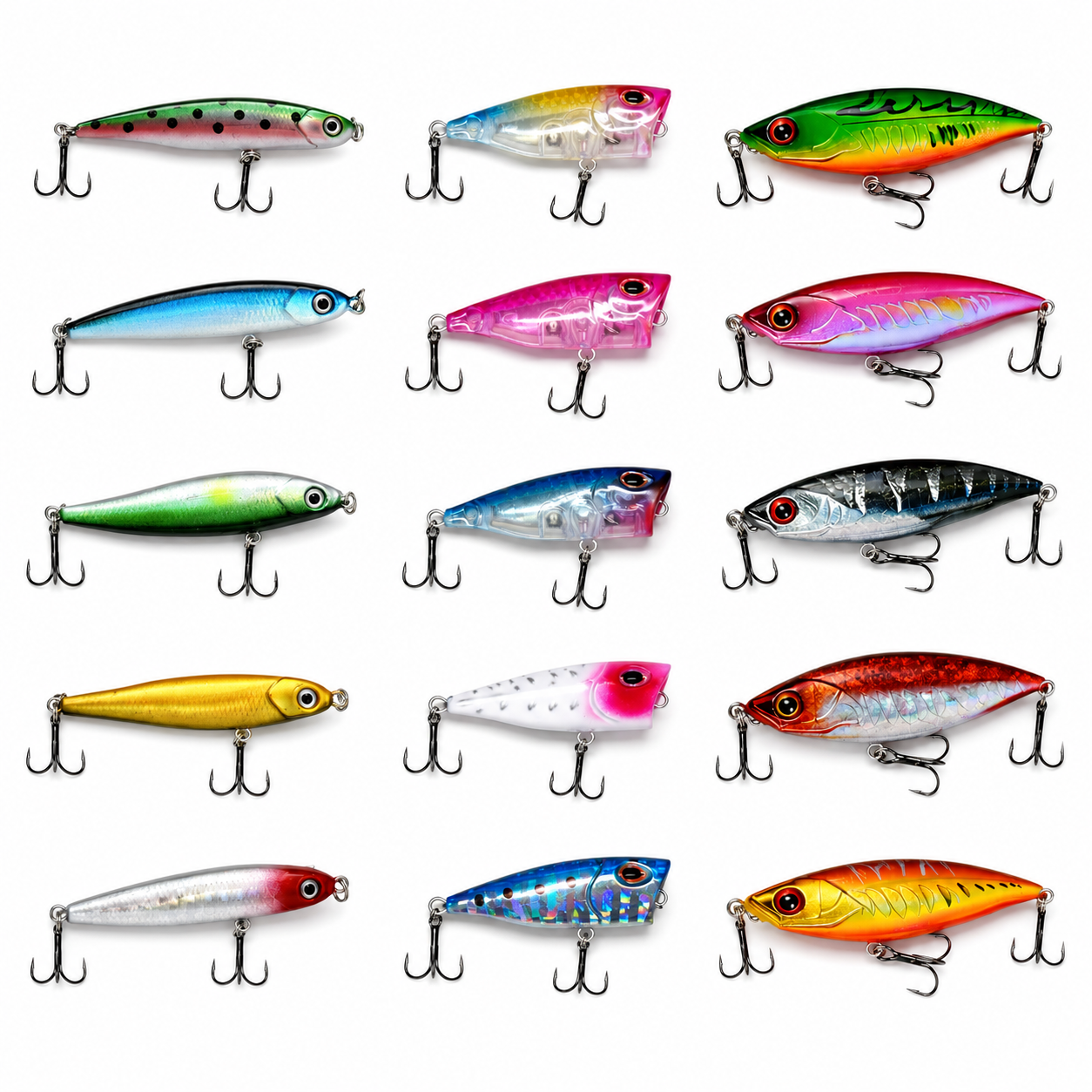 Creek & Pond Kit — 15 Lures, 3 Boxes