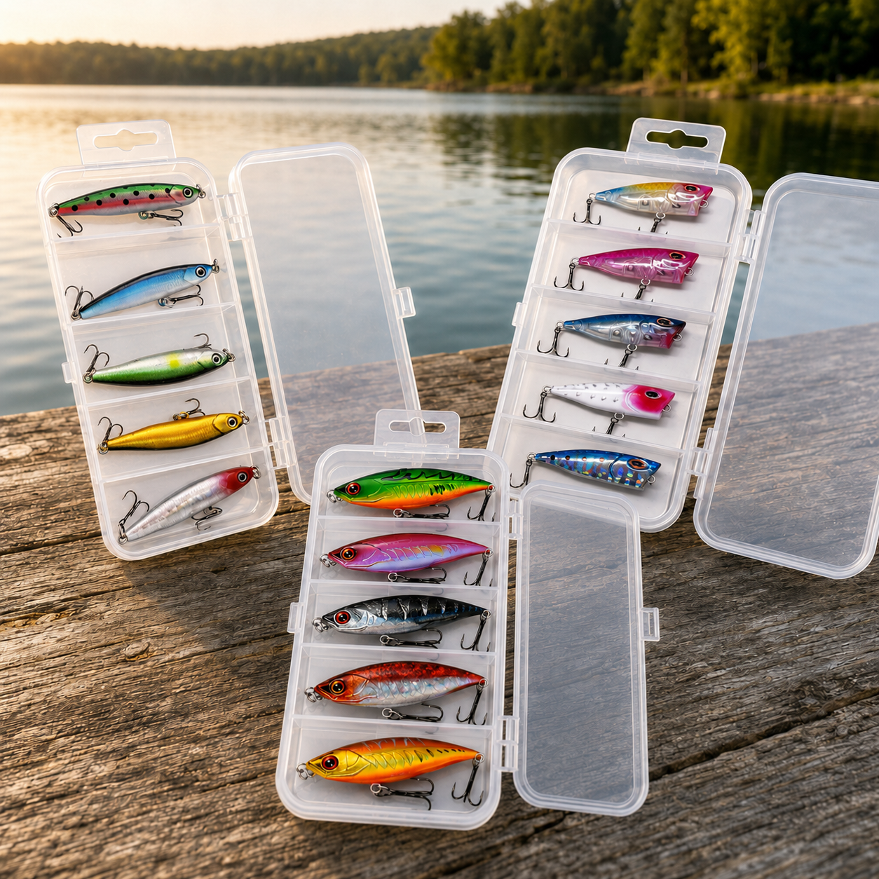 Creek & Pond Kit — 15 Lures, 3 Boxes