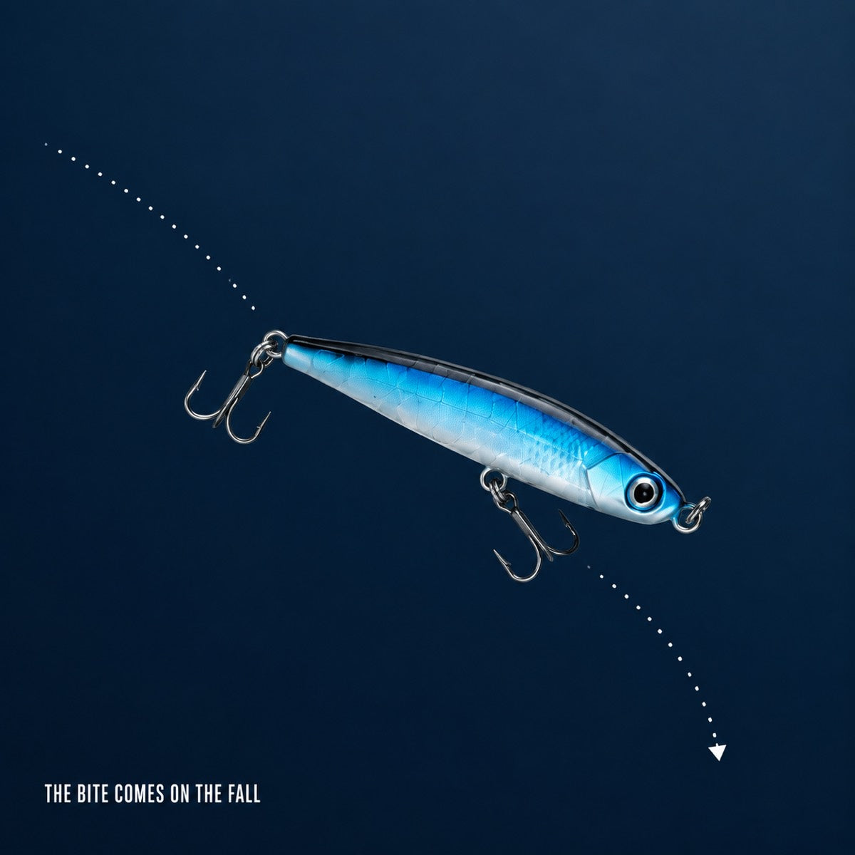 Through the middle — the sinking minnow